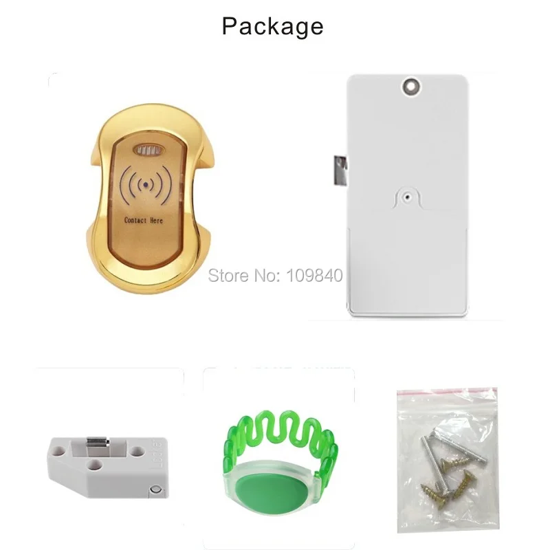 Электронный замок для шкафа из цинкового сплава с картой EM master