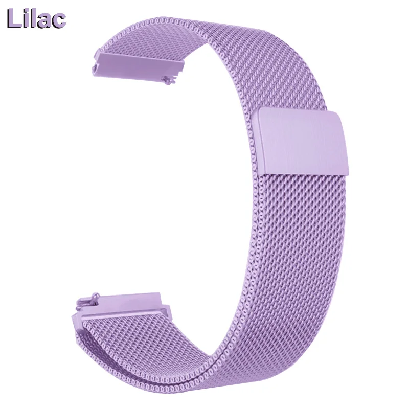 Lilac Garmin Vivoactive 3 металлический ремешок для часов Garmin Vivoactive3 аксессуары/Vivomove HR/Forerunner 645 умный браслет на запястье - Цвет: Lilac