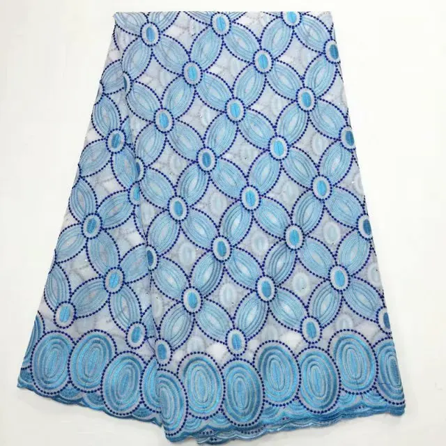 Последние Нигерии кружевных тканей 2018 Африканский швейцарские кружева высокого