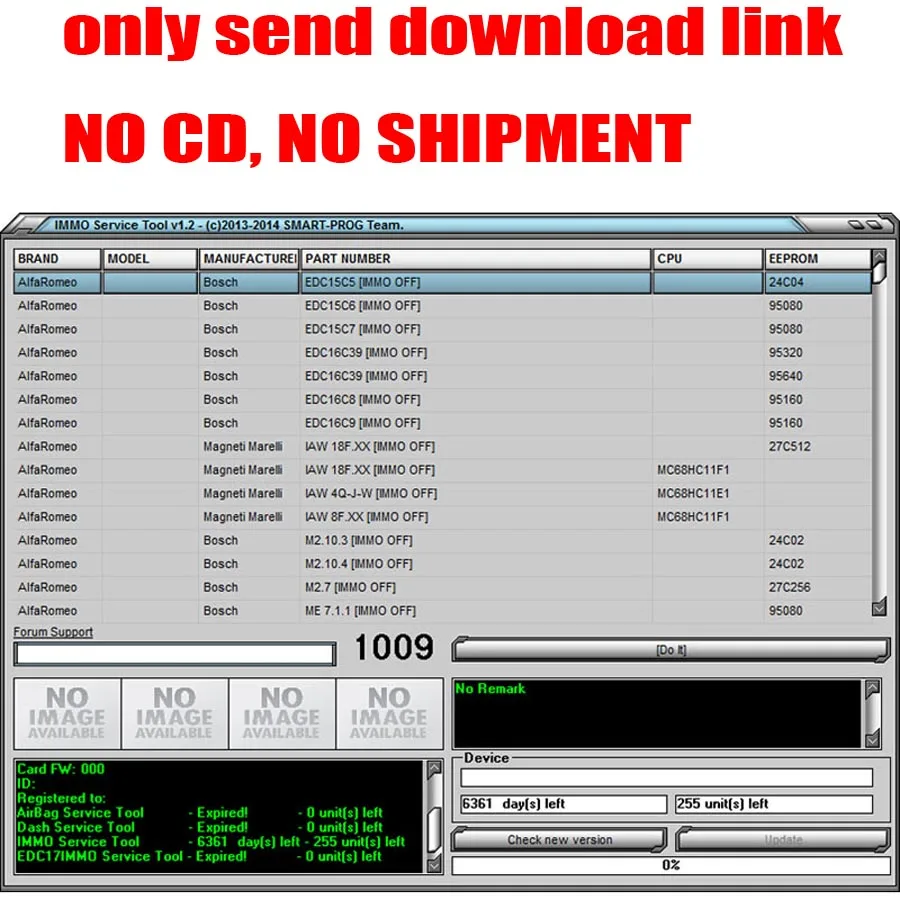 only download link Edc 17 IMMO Сервис Инструмент V1.2 PIN код и Immo выключен работает без регистрации - Цвет: only download link