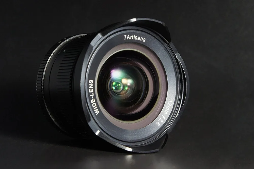 7 ремесленников 12 мм f2.8 ультра широкоугольный объектив для Canon EOSM Fuji FX M43 E-mount APS-C беззеркальных камер A6500 A6300 XT2 объектив