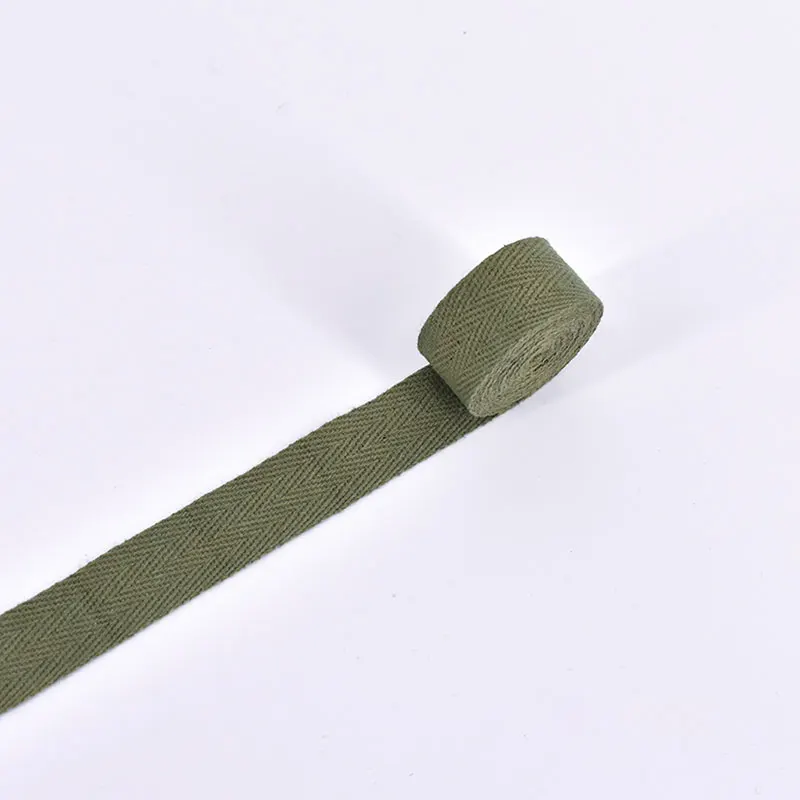 Light army green 10 м/лот 1,5 см Мульти Цвет шевронная лента, тесьма тканая хлопчатобумажная швейная оверлок ткань ремень DIY Аксессуары LX582 - Цвет: Light army green