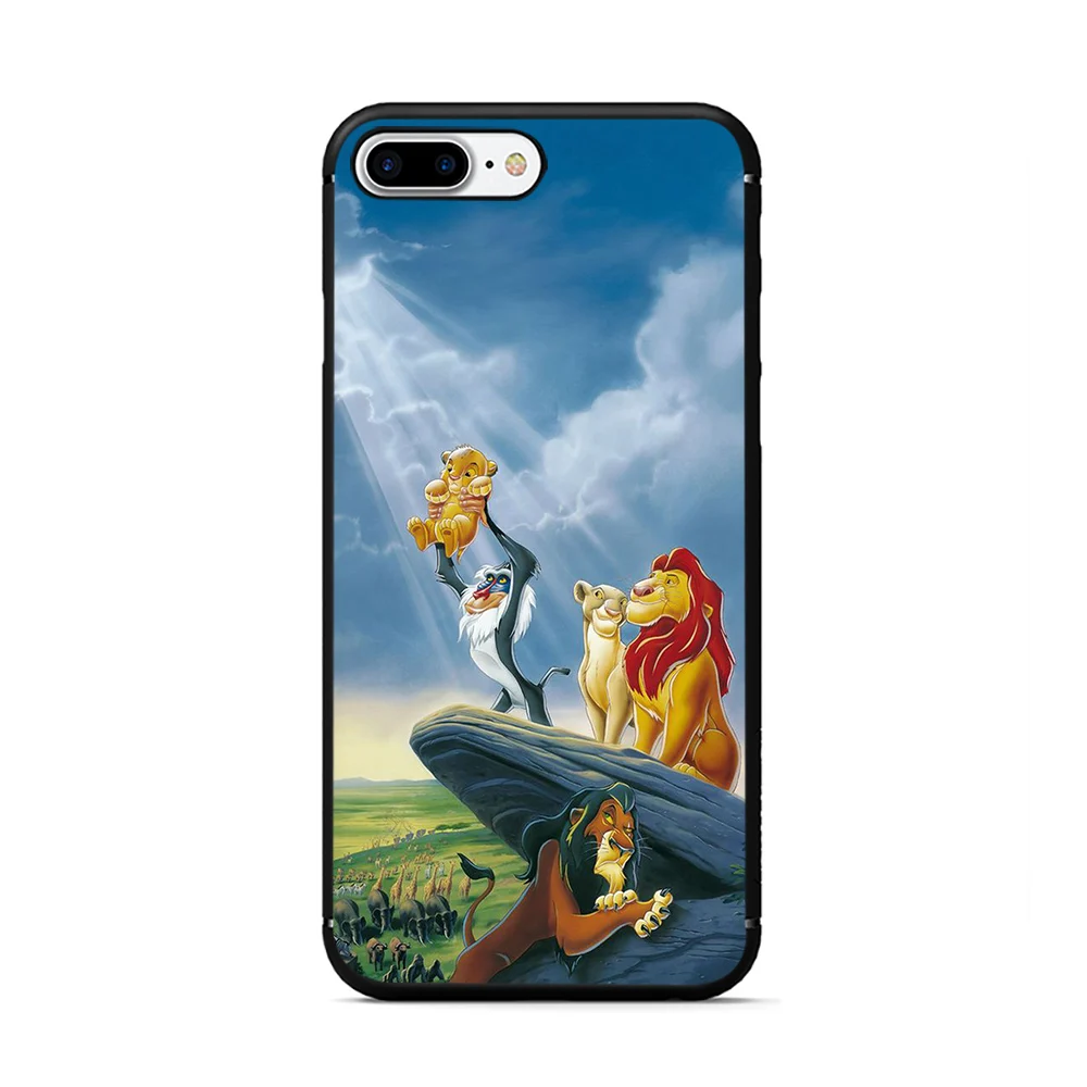 Чехол le roi lion для iphone 7 plus, мягкий чехол для телефона из ТПУ для iphone 6, 7, 6s, 7 plus, X, XR, XS, MAX, Король Лев, Нала, Симба, Тимон, чехол