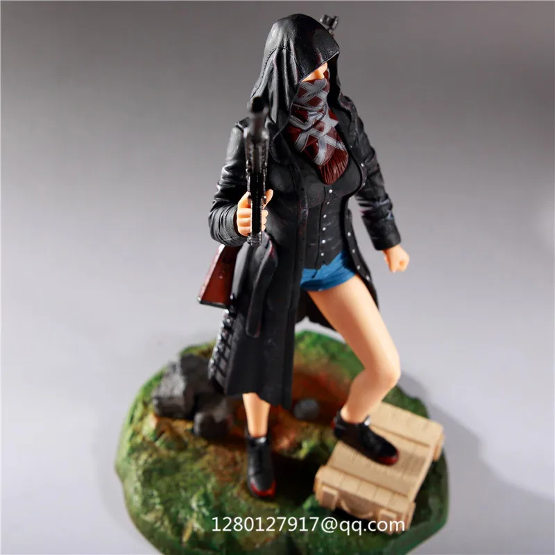 9 Inches PUBG female rulers Faith Suit Winner Chicken Dinner Action Figure Collectible Model Toy BOX Q19 | Игрушки и хобби