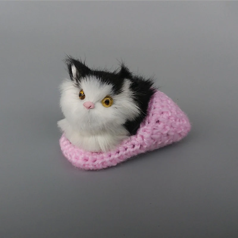 Маленькая обувь для домашних животных котята Коты плюшевые игрушки детская