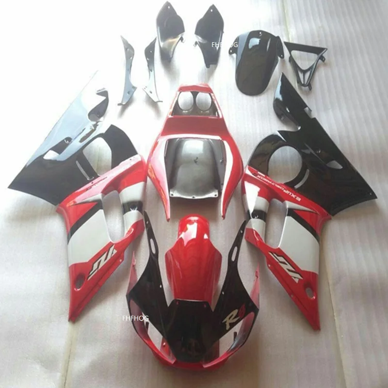 Новый обтекатели комплект пригодный для Yamaha YZF-R6 98 99 00 01 02 белый 1998-2002 из