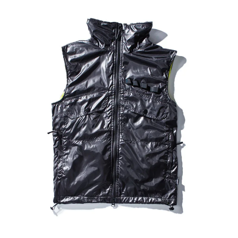 Жилет для Для мужчин жилет 2018 Осень Хип Хоп Уличная унисекс жилеты|Мужские жилеты