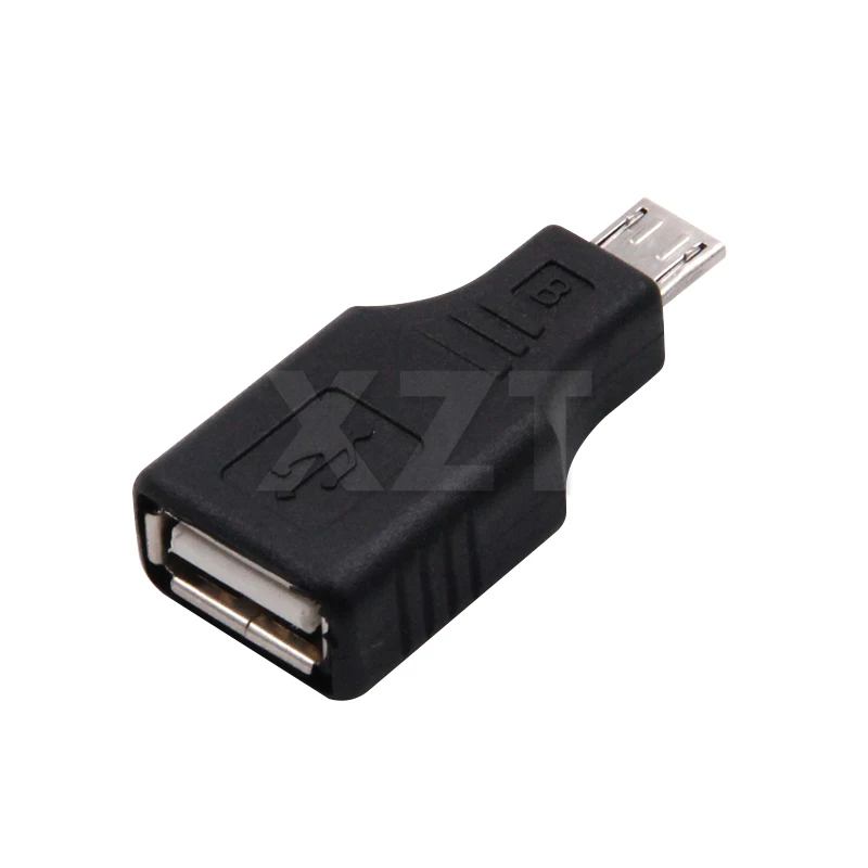 1 шт. F/M USB 2 0 разъем Micro / Mini B 5 контактный штекер преобразователя OTG черный хост