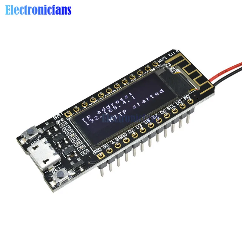 0 91 дюймов OLED ESP8266 CP2014 32 МБ флэш WIFI модуль PCB плата для Arduino NodeMcu IOT развития Интернет