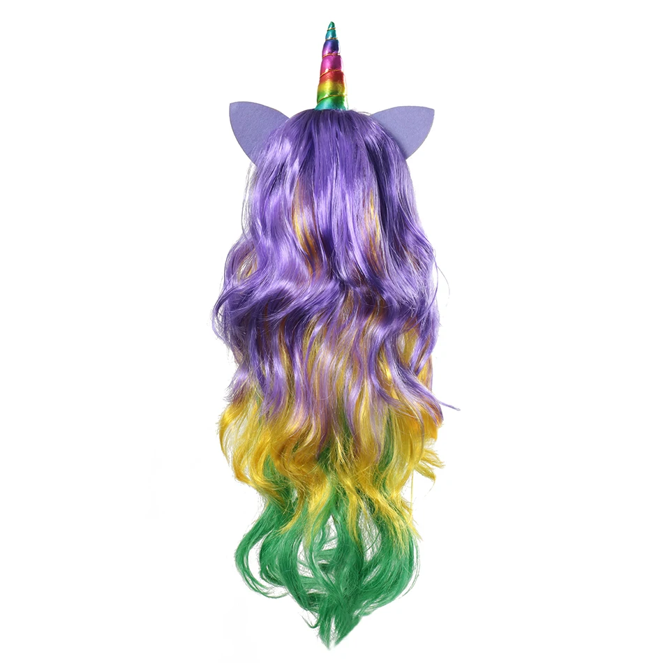 PaMaBa Fancy Pixie феи Динь-Динь светлые волосы для детей подростковый Взрослый Хэллоуин Принцесса Эльза Анна Единорог парик косплей аксессуар