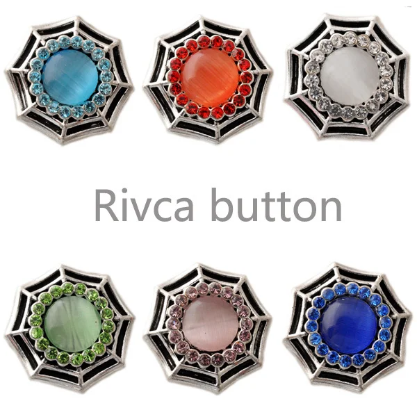 D02549 античное серебро цвет горный хрусталь ювелирные изделия rivca оснастки для 18 мм