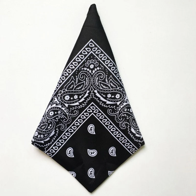 

12 Color Hot Selling Cotton Blend Hip-hop Bandanas For Male Female Hair Band Scarf Neck Wrist Wrap Band Headtie Square Scarf