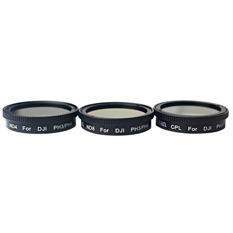 Набор фильтров Musan 3 шт. CPL + ND4 ND8 для DJI Phantom 3SE/3 Standard Professional Advanced / 4 Filter Kit|Фильтры| |