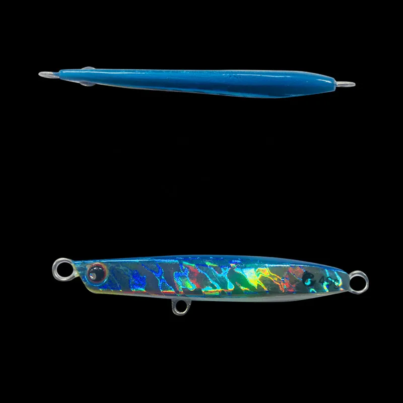 

Ufishing Double Hooks Style Jigging Fishing Lures 5 Pcs/Lot Japanese Vib Bait Rotating Metal Jigs 40g 7cm