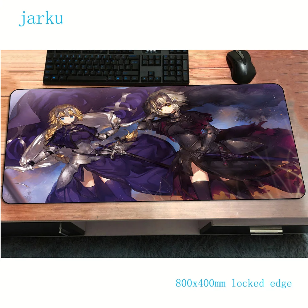 Fate grand order коврик для мыши 800x400x2 мм игровой Аниме 3d офисный notbook Настольный pc padmouse