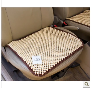 Бесплатная доставка, качественные чехлы на сиденья автомобиля с деревянными бусинами, 1 шт.