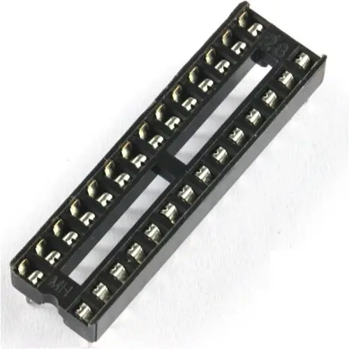 

10PCS 28-Pin 28 PIN DIL DIP IC Socket PCB Mount Connector NEW GOOD QUALITY