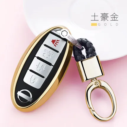 TPU Car Key Cover Case for Nissan Tidda Livida X-Trail T31 T32 Qashqai Teana March Juke For Infiniti EX FX G25 FX35 EX35 QX50 | Автомобили