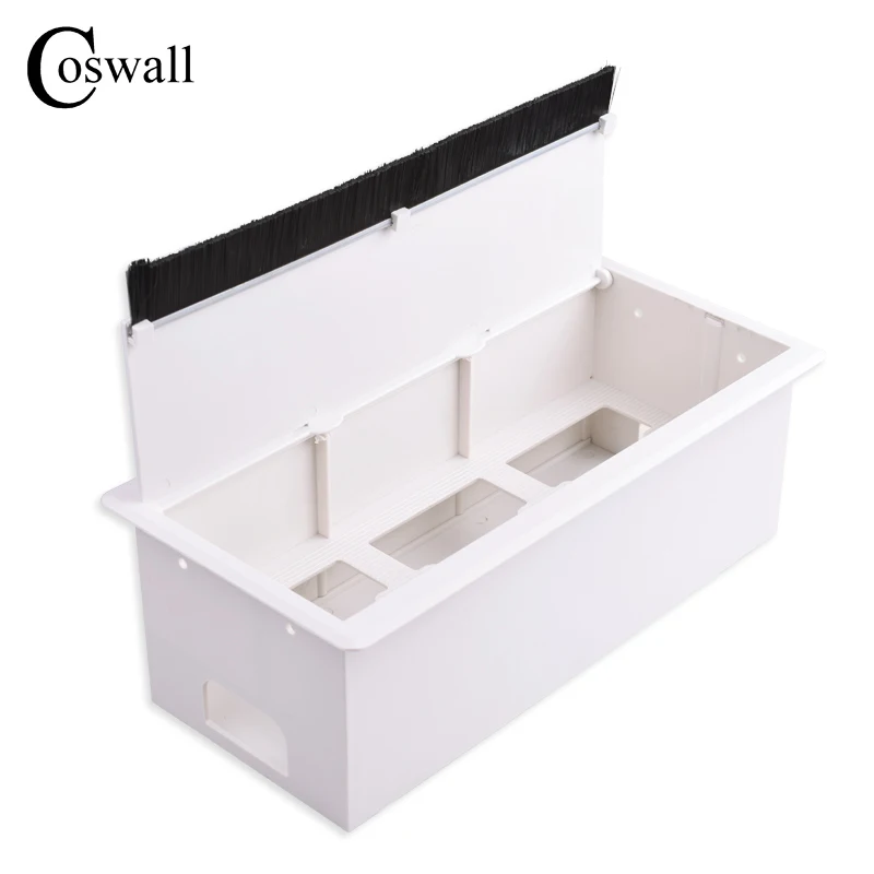 COSWALL тройная розетка европейского стандарта Настольная офисная с Пылезащитная