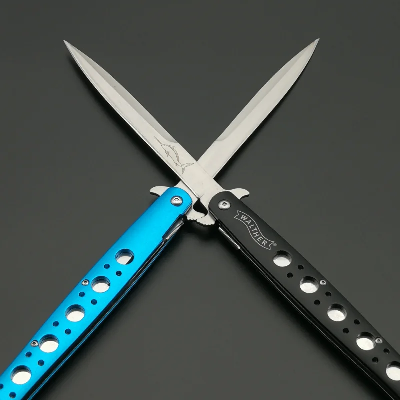 Mengoing Swordfish Stiletto Карманный 5Cr13 стальной тактический охотничий складной нож с ручкой из алюминиевого сплава, походные Ножи EDC