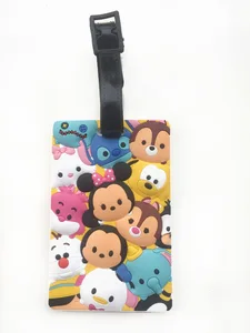 Аксессуары для путешествий, мультяшная бирка для багажа, тсум, багажная бирка для багажа, идентификационная карточка, сумки