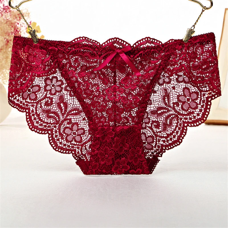 Sale Sexy Panties Women Size 66-98 cm Lace Solid Briefs Underwear Pretty Temptation Hollow Out Lingerie | Женская одежда