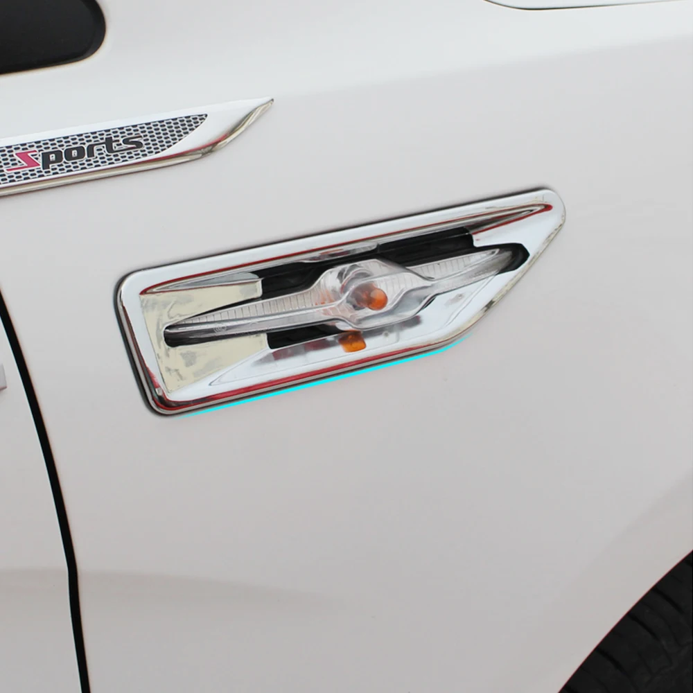 2 шт. в комплекте декоративная крышка для босветильник хромированный Стайлинг ABS