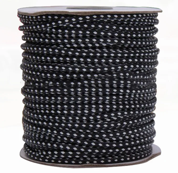 Вощеная вощеная нить для браслета черный + белый 2 мм|string thread|waxed cordcord string |