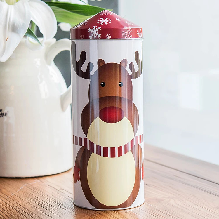 Новое поступление! Jumbo карандаш стиль Рождество Оловянная Подарочная коробка Оловянная Подарочная посылка чехол шарф коробка Рождество праздник декоративная коробка
