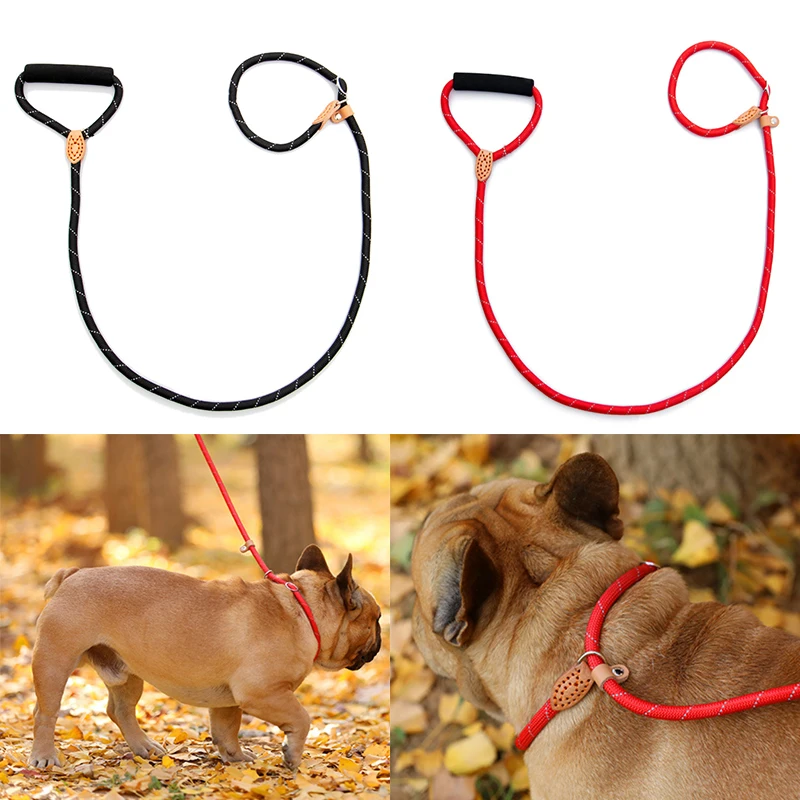 Светоотражающий Поводок для собак P Chain поводок с ручкой из пенопласта прогулок