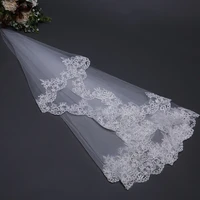 elegant bridal veil 1 5m long whiteivory wedding veil hot sell wedding accessories veu de noiva ee705