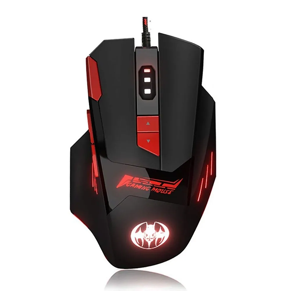 8D USB Проводная 7 классов 6800 DPI мышь RGB светодиодный светильник игровая геймер