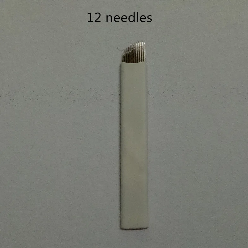 100 шт. ручные конические лезвия для татуажа бровей | Красота и здоровье