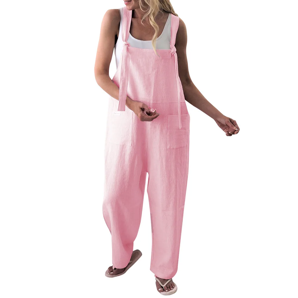 Women Casual Jumpsuit Dungarees Harem Strap Pant Loose Baggy Trousers Overalls Off Shoulder Playsuit | Женская одежда