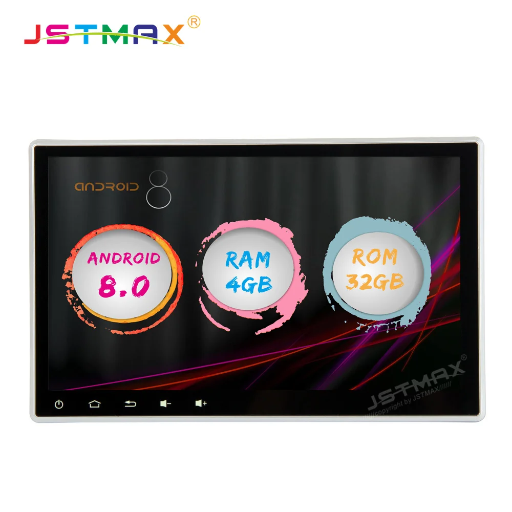 Автомобильный мультимедийный плеер JSTMAX универсальный 2 din на Android 10 1 с GPS dvd