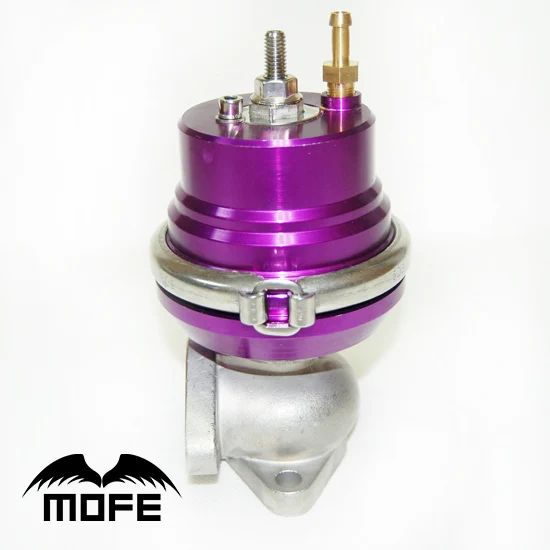 Универсальный алюминиевый регулируемый турбо-выдувной клапан 38 мм фиолетовый |