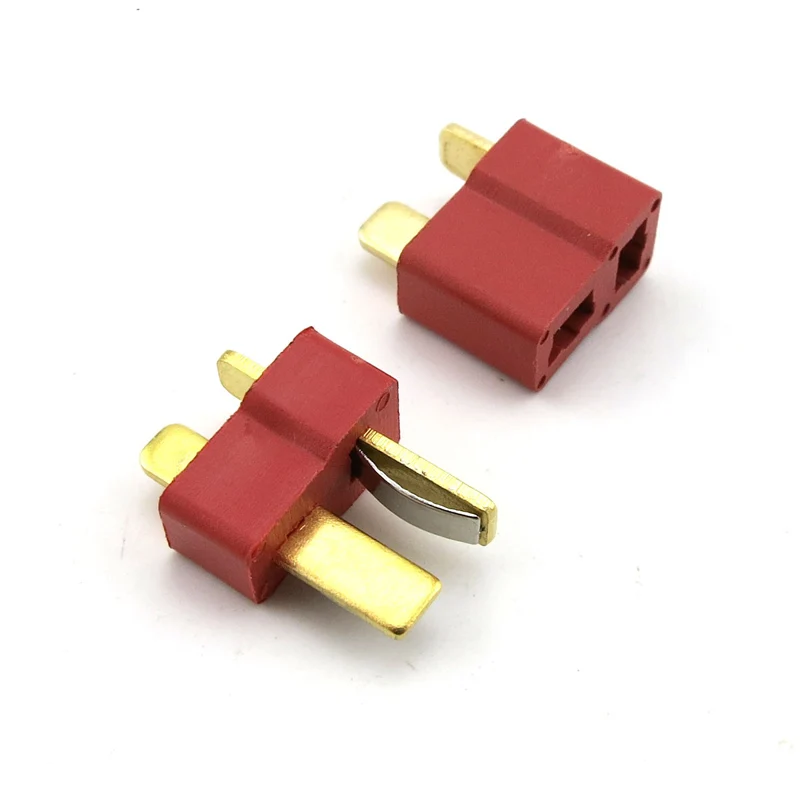 10Pairs Mini T Plug Heat Resistance Male Female Charging Lipo Battery Connector ESC Adapter for RC Helicopter Batteries | Игрушки и