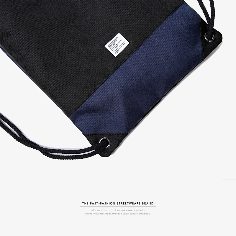 Школьная сумка Royalblue рюкзак на шнурке для подростков Мужская водонепроницаемая