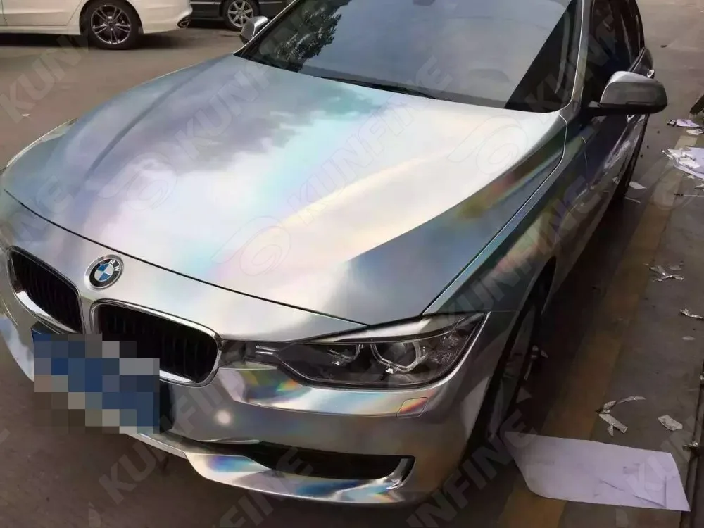 

Car Styling Wrap Laser Chrome Car Vinyl film Body Sticker Car Wrap with Air Free Bubble for Vehiche Motorcycle 1.52*18M /Roll