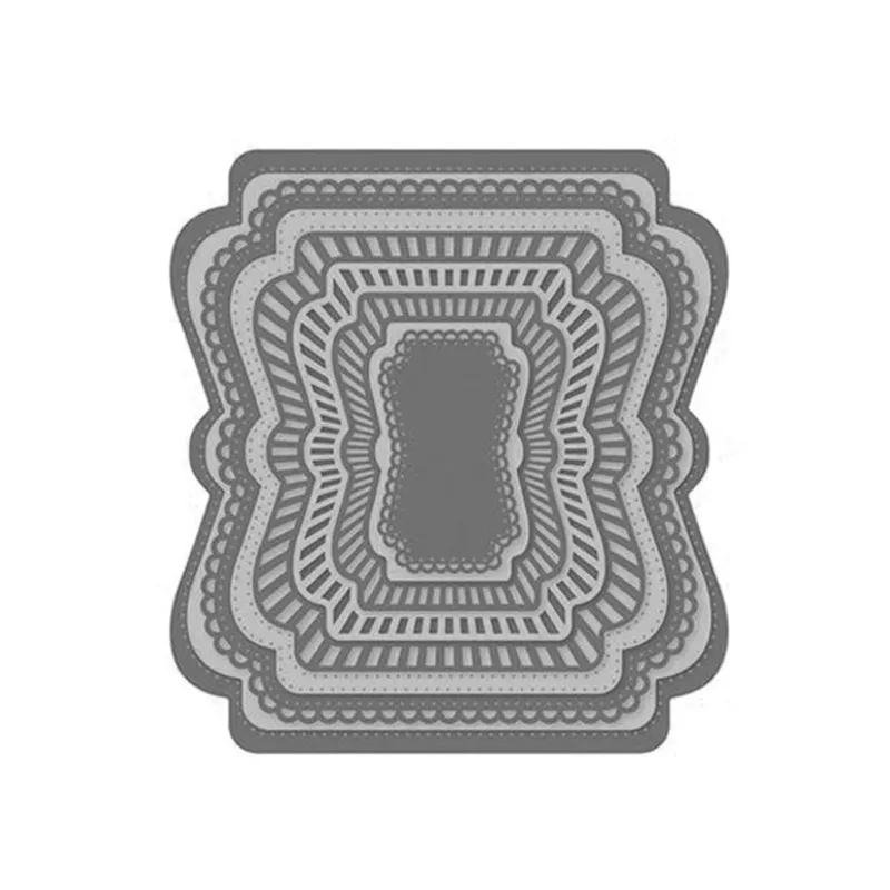 Naifumodo фоторамка штампы металла резки Скрапбукинг для изготовления карт DIY