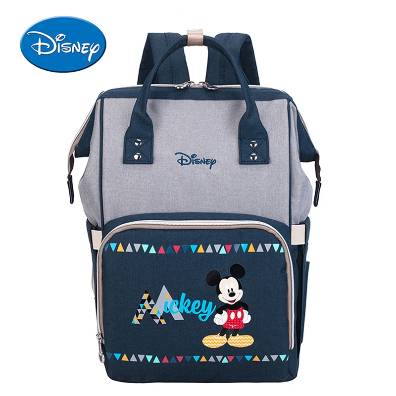 Disney Микки и Минни Маус сумки для подгузников Сумка для детской коляски путешествия рюкзак большой ёмкость Мумия средства ухода за кожей будущих мам