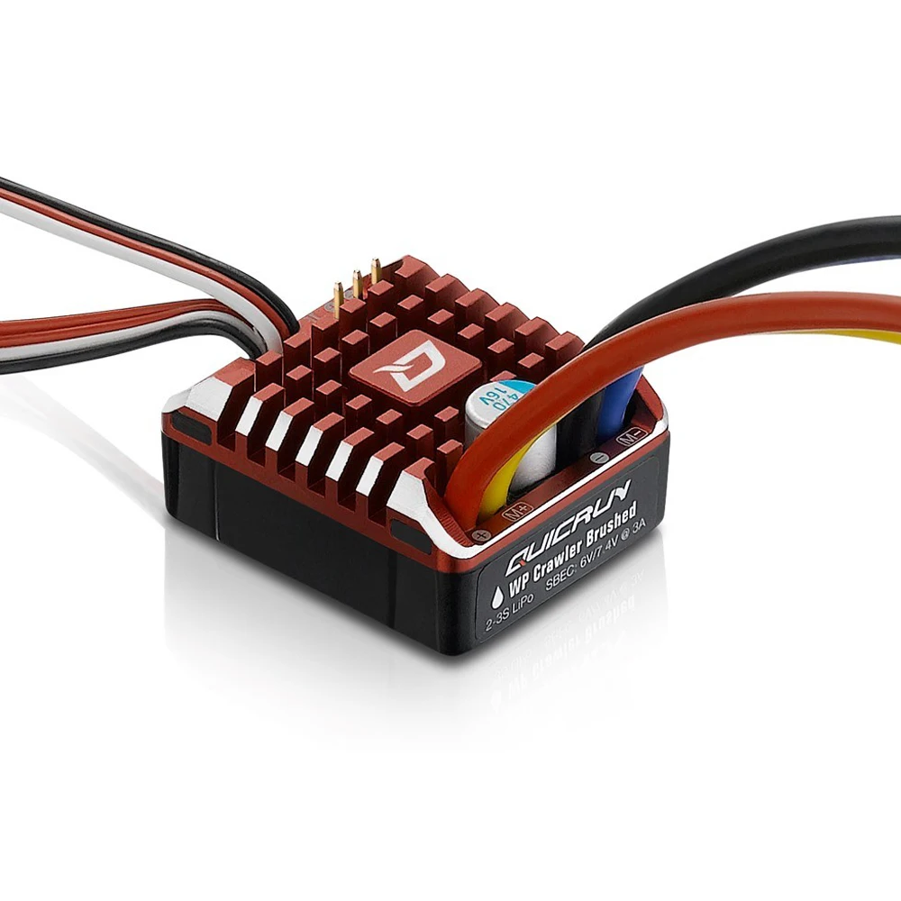 Hobbywing quicrun WP 1/10 1/8 RC Гусеничный матовый ESC Whaterproof регулятор скорости встроенный BEC с