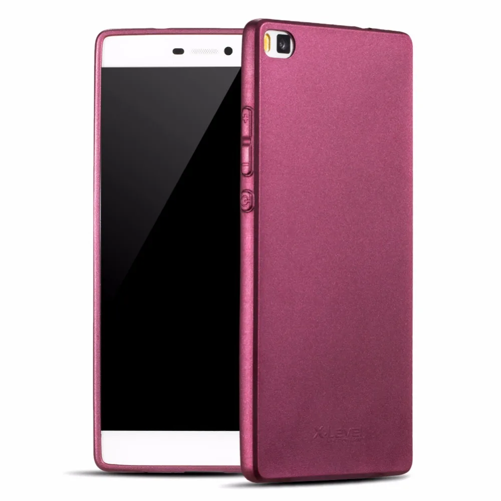 For Huawei P8 P 8 Full Cover Matte Soft TPU Silicone Case X-Level Guardian Ascend Ultra Thin Scrub Back Capa |