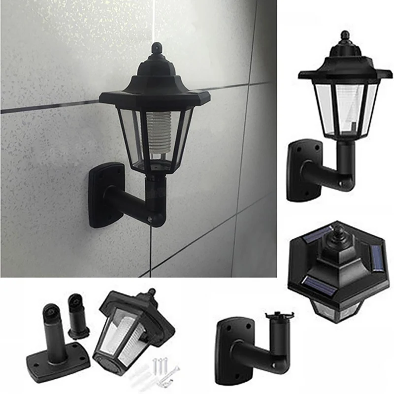 Водонепроницаемый шестиугольный светильник на солнечной батарее 1 шт. лампа для