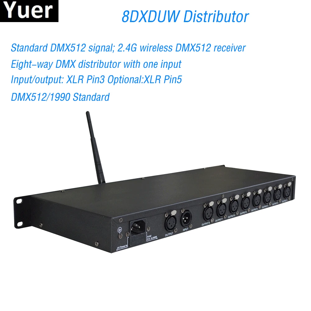 8dxduw дистрибьютор DMX512 фонарь для подвижного освещения DJ/бар