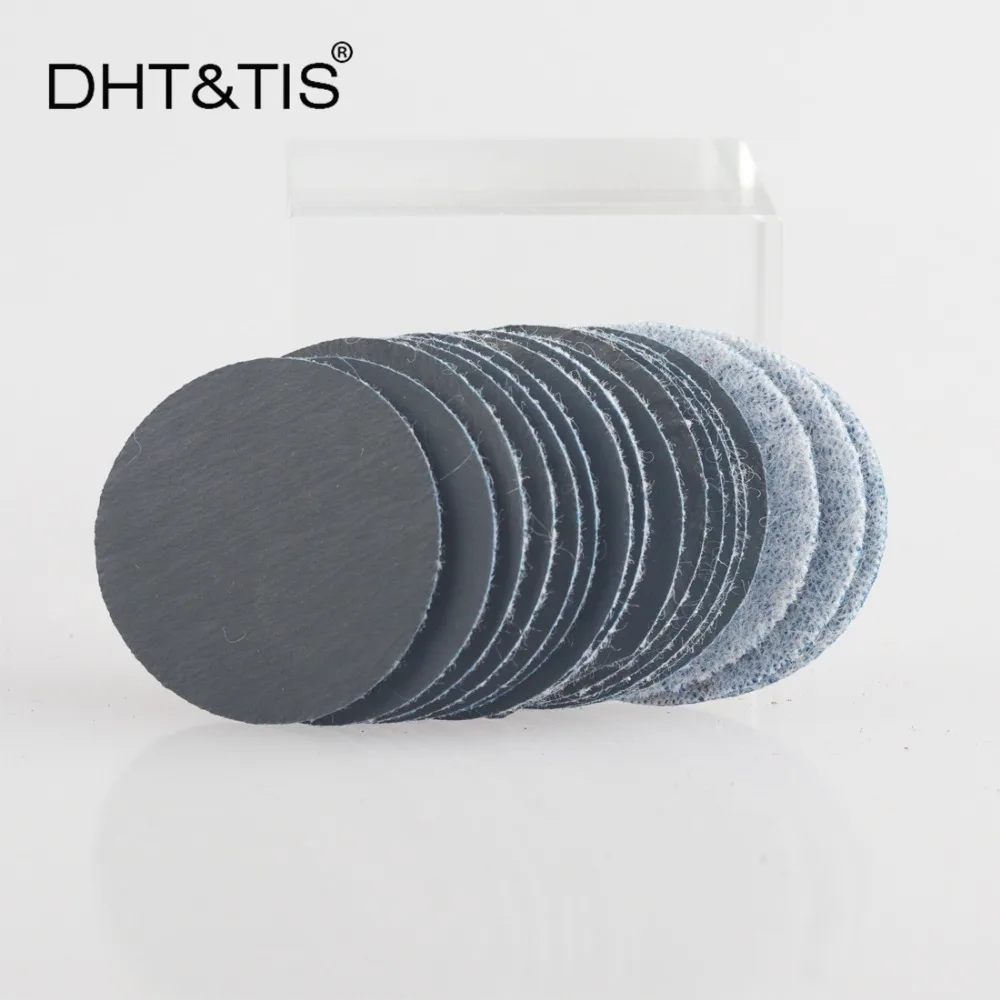DHT& TIS 1 дюйм(25 мм) 100 штук наждачная бумага крюк и петля абразивный шлифовальный диск для электроинструментов шлифовальный станок с зернистостью 40~ 7000