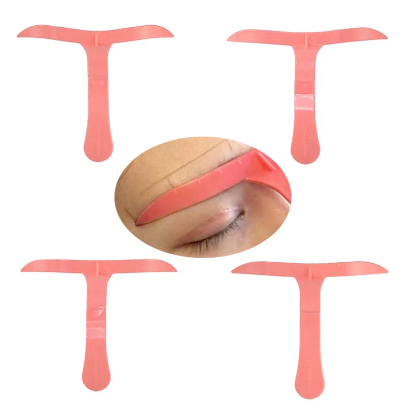 Новый 4 шт./компл. мерный микроблейдинг формирователь бровей Шаблон трафарет