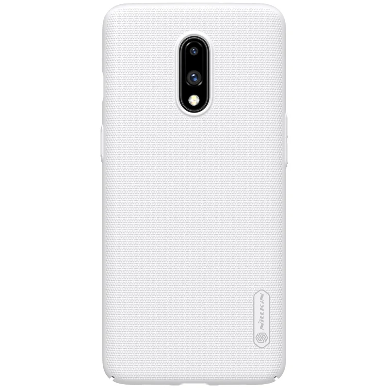 Белый Чехол для Oneplus 7, Nillkin, суперматовый щит, Ультратонкий Жесткий 1+ 7, тонкий защитный чехол для телефона, чехол для Oneplus 7, Nilkin - Цвет: Белый