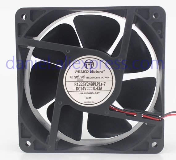 PELKO MOTORS R1225Y24BPLP1s-7 24В 0.43A 12025 12 см высокая мощность