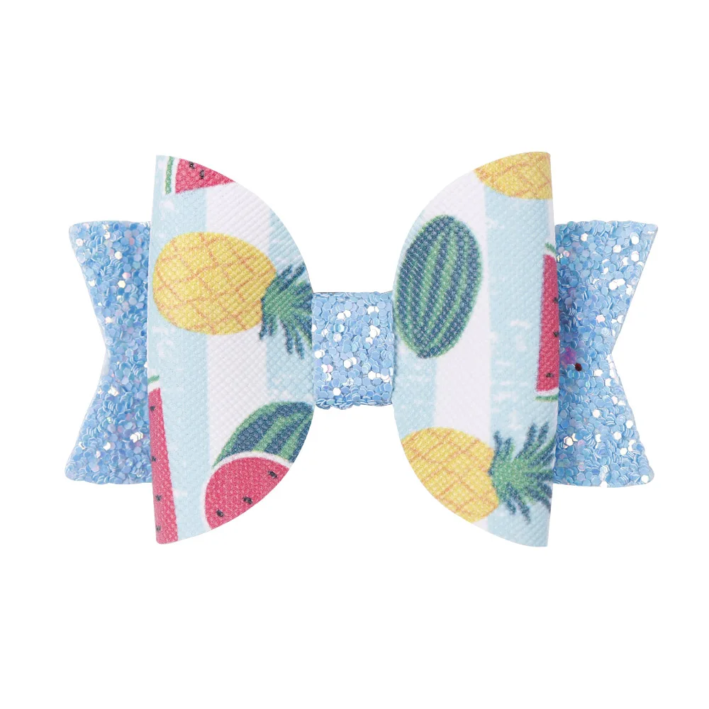 Симпатичные заколки для волос CN 1 шт. 3 дюйма с принтом блестящие палочкой